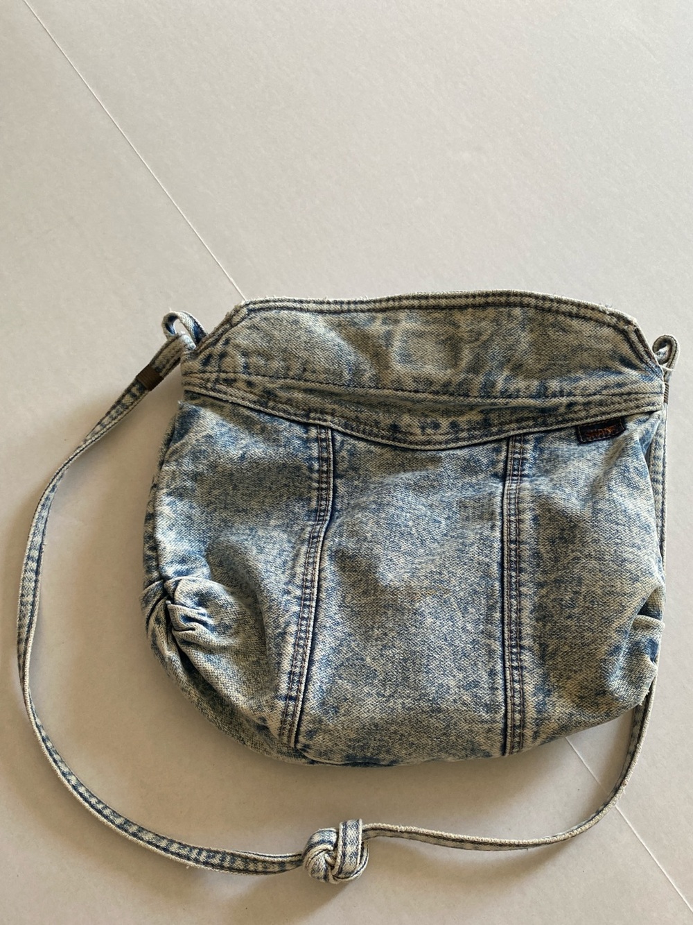 Vintage Shane 1980’s Acid Washed Denim Small Purse Shoulder Bag